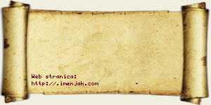 Janko Čurović vizit kartica